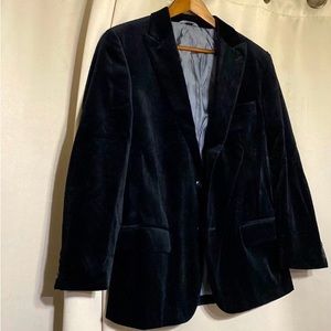 Patrick James velvet black coat
